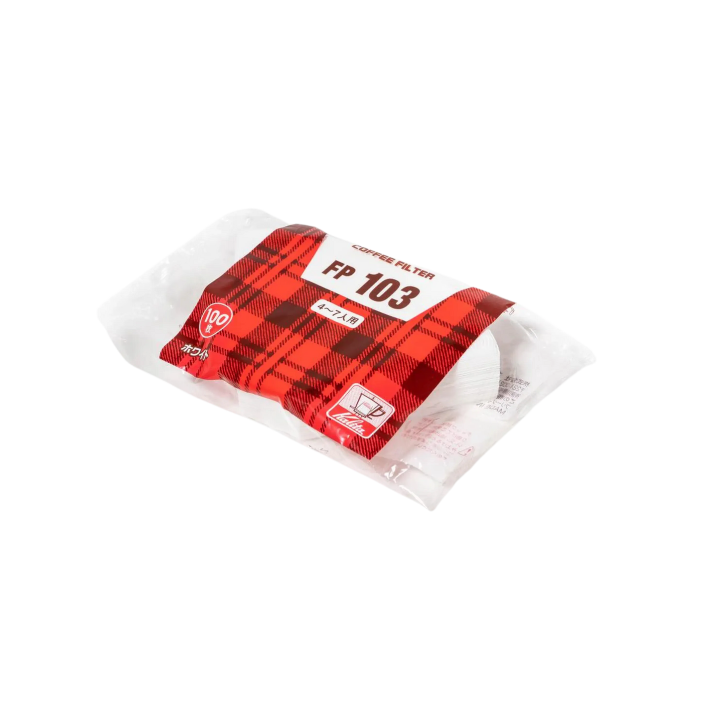 Kalita 103 #4 Filters pack 100 with transparent background