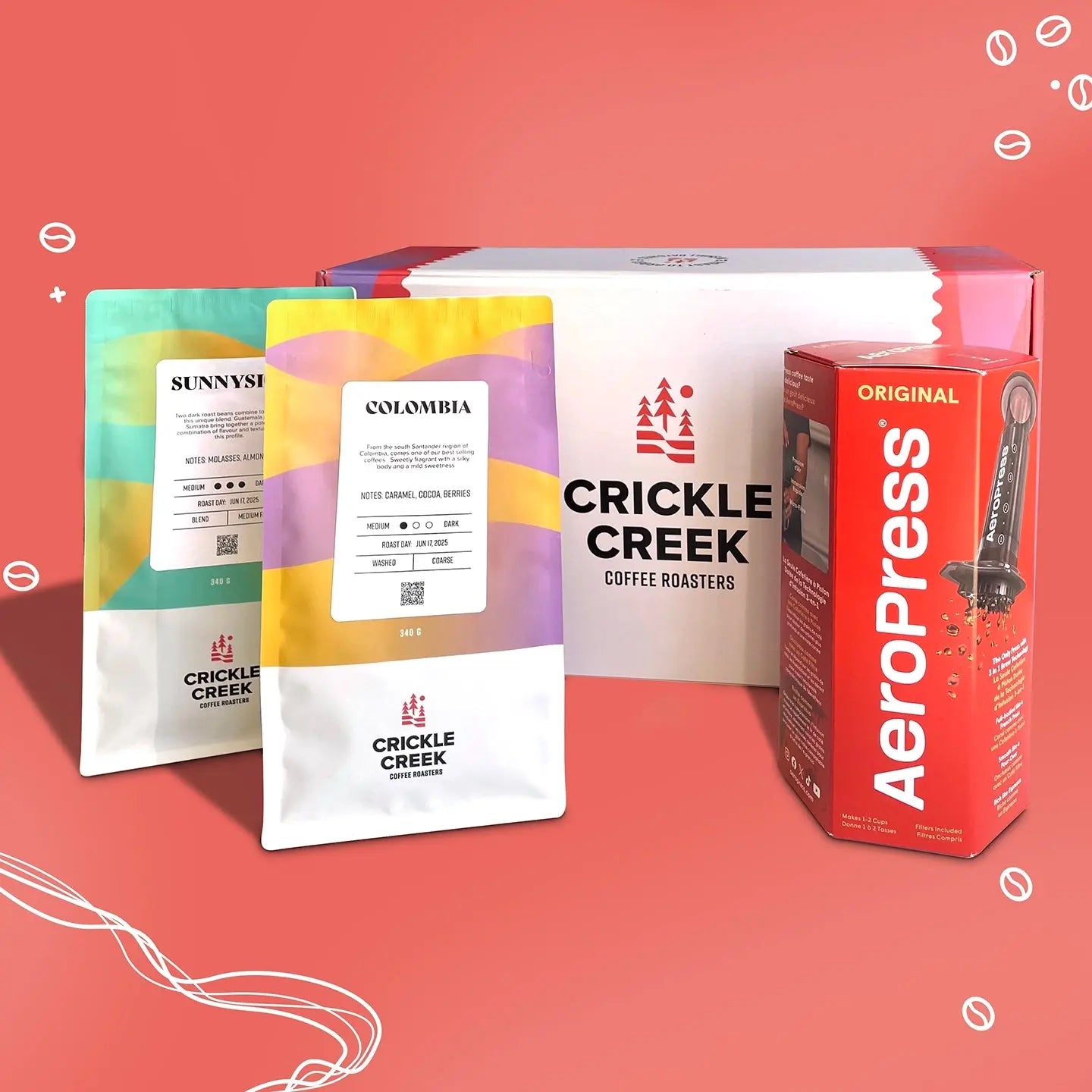 Coffee & Aeropress Crickle Creek Coffee Roasters