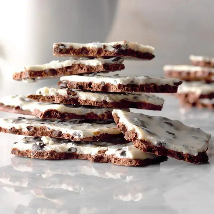 Image of coffee bean bark chocolates