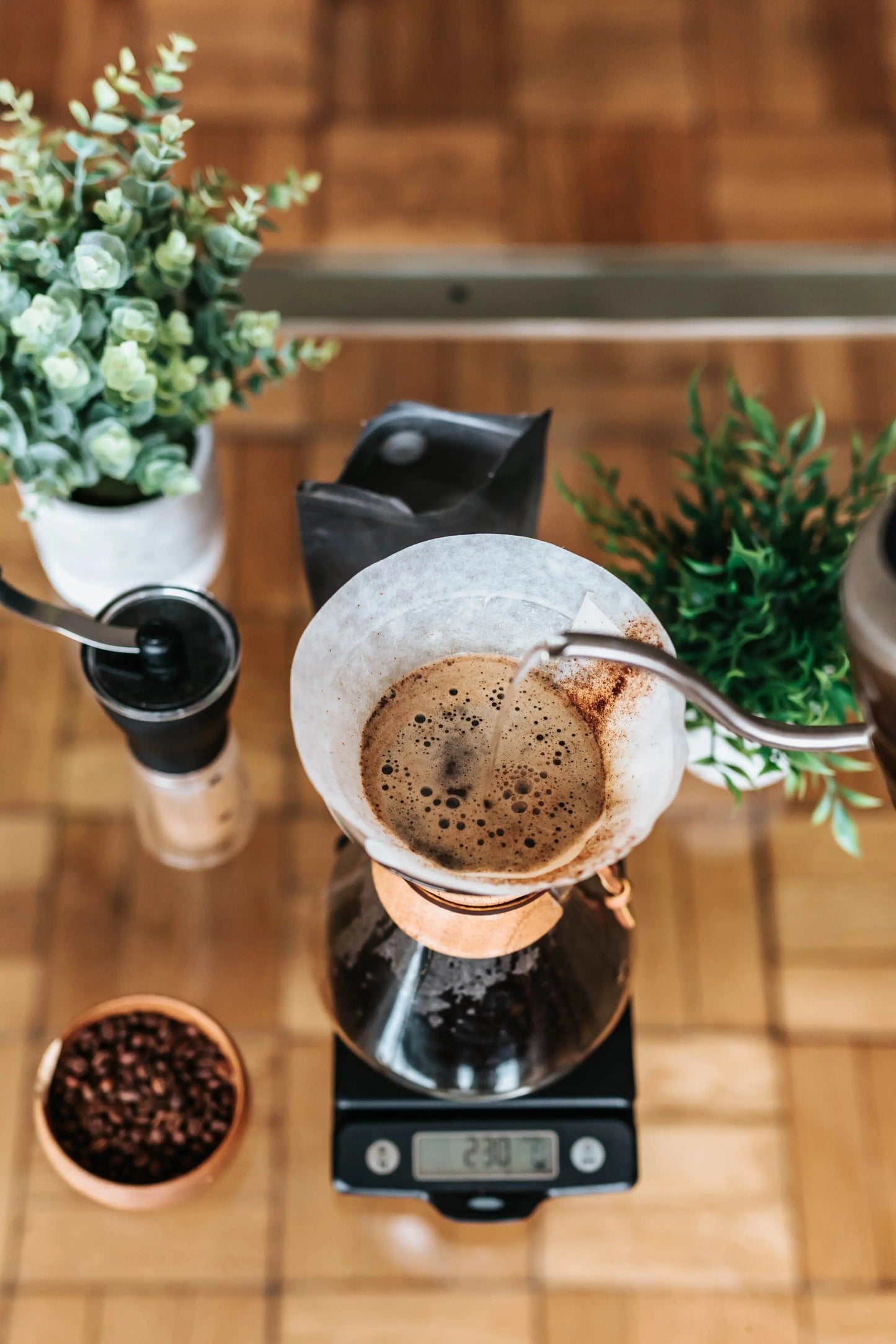 Image of Chemex pourover method