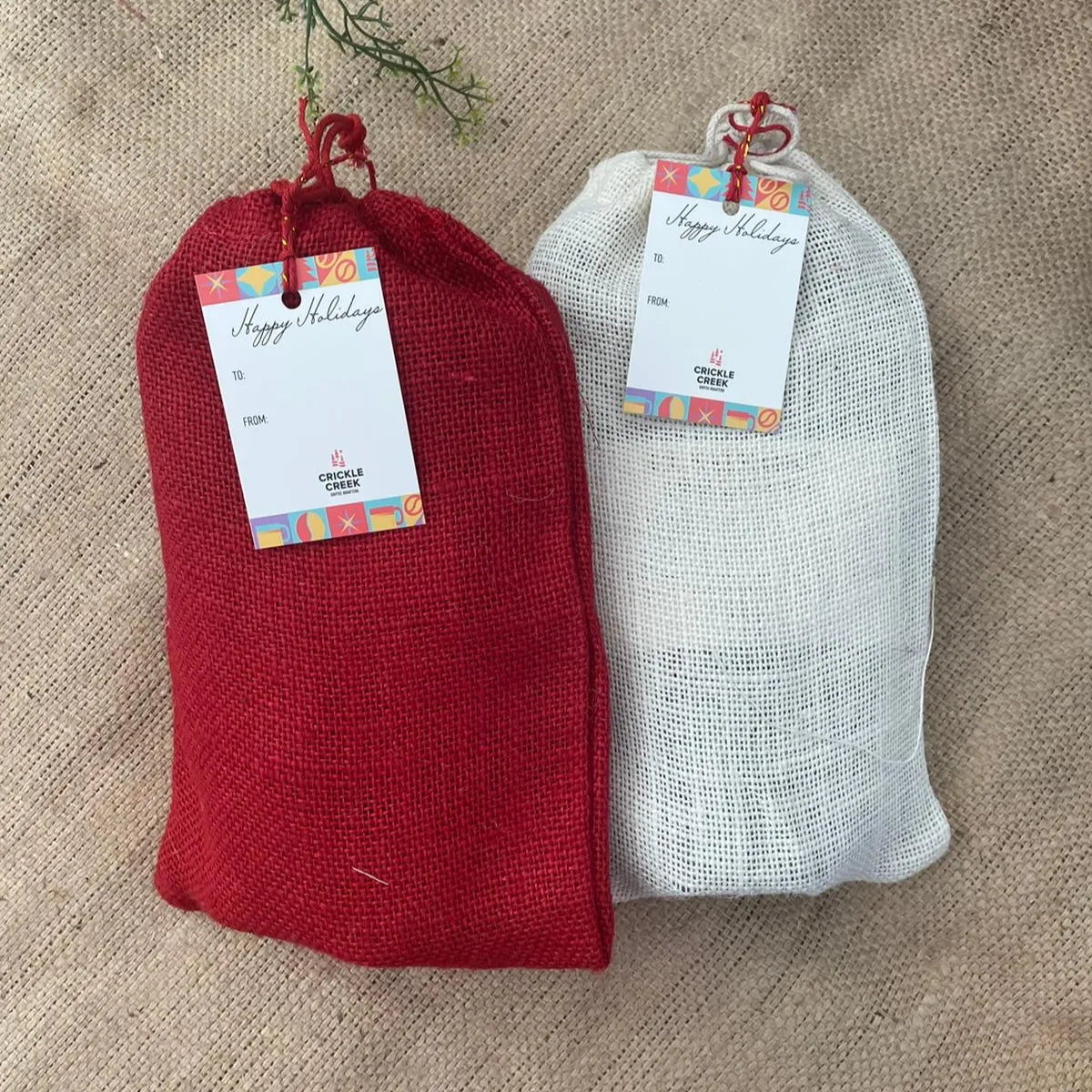 2 small stocking stuffers with specialty coffee beans