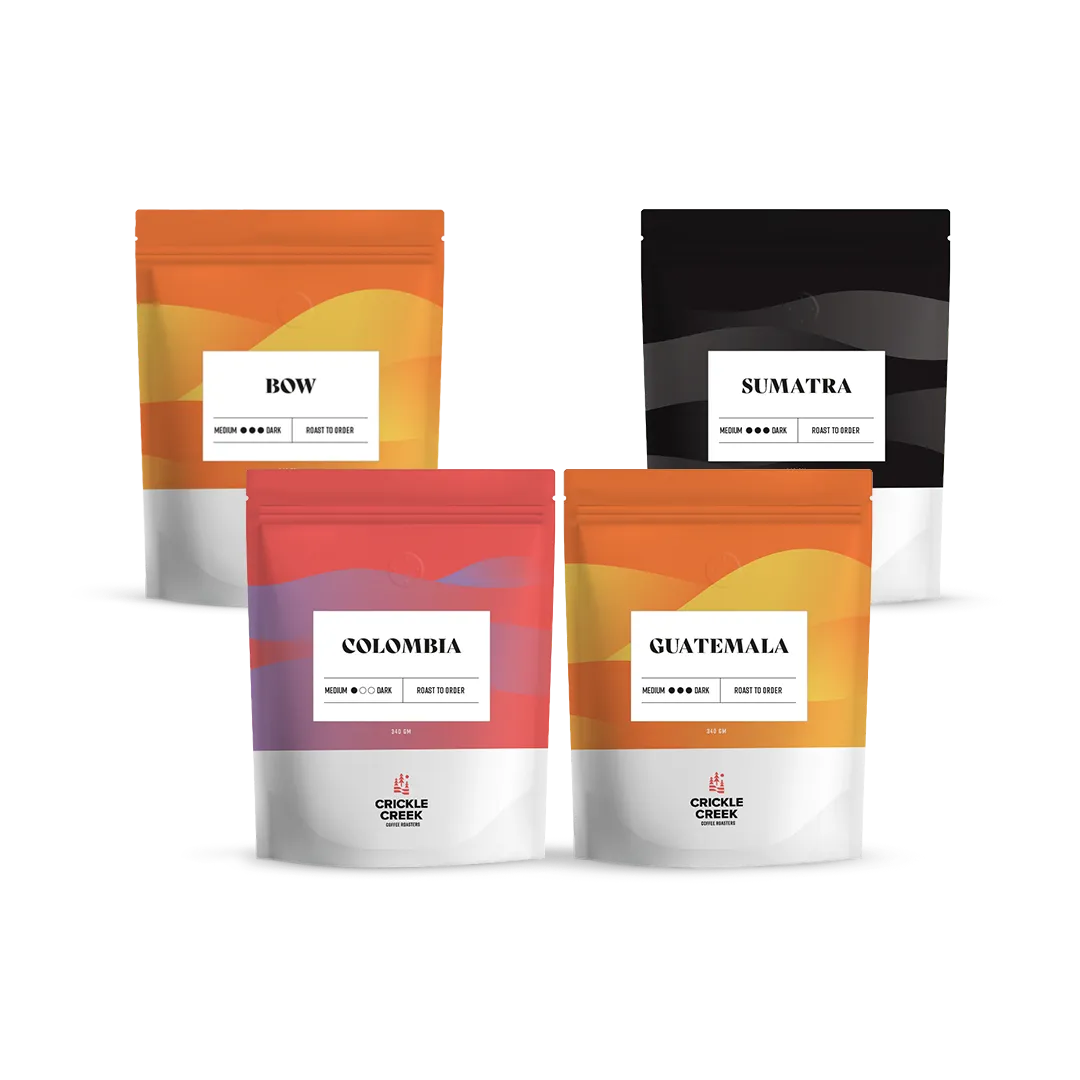 Great With Milk Bundle 4 Coffees, 4 Experiences Crickle Creek